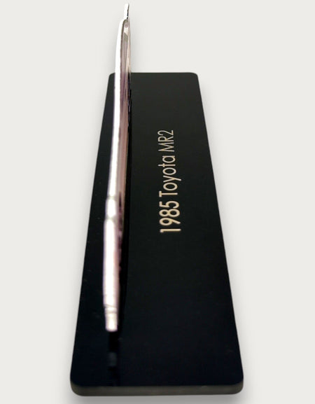 1985 Toyota MR2 (2) Metal Araba Duvar Sanatı, Renkli 2D Pres Döküm Araba Dekoru, Siluet Metal Duvar Sanatı, Araba Severler İçin Hediye, Ayrıntılı Renkli Metal Araba