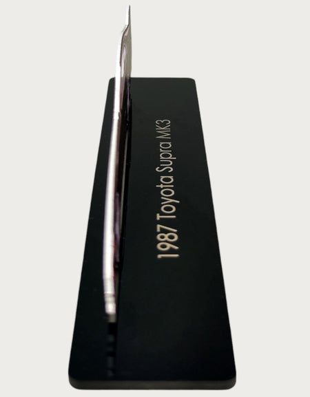 1987 Toyota Supra MK3 (1) Metal Araba Duvar Sanatı, Renkli 2D Pres Döküm Araba Dekoru, Siluet Metal Duvar Sanatı, Araba Severler İçin Hediye, Ayrıntılı Renkli Metal Araba