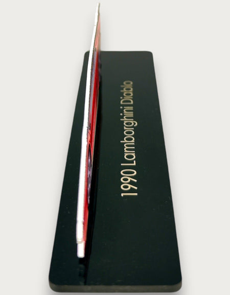 1990 Lamborghini Diablo (1) Metal Araba Duvar Sanatı, Renkli 2D Pres Döküm Araba Dekoru, Siluet Metal Duvar Sanatı, Araba Severler İçin Hediye, Ayrıntılı Renkli Metal Araba