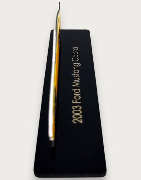 2003 Ford Mustang Cobra (2) Metal Car Wall Art, Color 2D Diecast Car Decor, Silhouette Metal Wall Art, Gift For Car Lovers, Detailed Color Metal Car