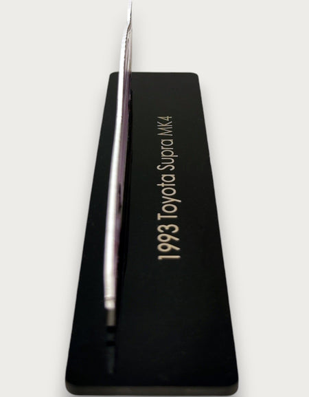 1993 Toyota Supra MK4 (2) Metal Araba Duvar Sanatı, Renkli 2D Pres Döküm Araba Dekoru, Siluet Metal Duvar Sanatı, Araba Severler İçin Hediye, Ayrıntılı Renkli Metal Araba