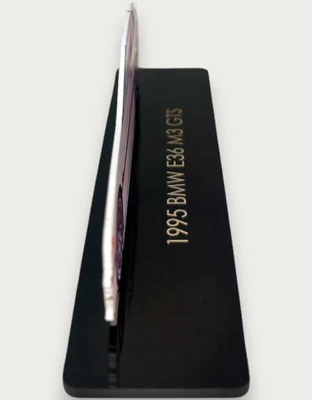 1995 BMW E36 M3 GTS (1) Metal Araba Duvar Sanatı, Renkli 2D Pres Döküm Araba Dekoru, Siluet Metal Duvar Sanatı, Araba Severler İçin Hediye, Ayrıntılı Renkli Metal Araba