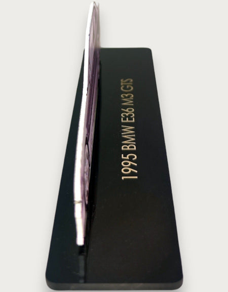 1995 BMW E36 M3 GTS (2) Metal Araba Duvar Sanatı, Renkli 2D Pres Döküm Araba Dekoru, Siluet Metal Duvar Sanatı, Araba Severler İçin Hediye, Ayrıntılı Renkli Metal Araba