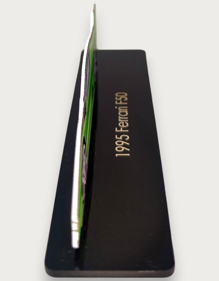 1995 Ferrari F50 (1) Metal Araba Duvar Sanatı, Renkli 2D Pres Döküm Araba Dekoru, Siluet Metal Duvar Sanatı, Araba Severler İçin Hediye, Ayrıntılı Renkli Metal Araba