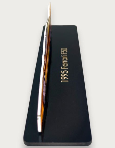 1995 Ferrari F50 (2) Metal Car Wall Art, Color 2D Diecast Car Decor, Silhouette Metal Wall Art, Gift For Car Lovers, Detailed Color Metal Car