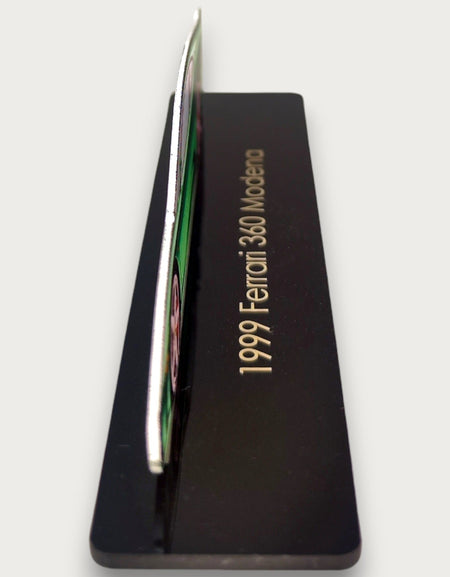 1999 Ferrari 360 Modena (1) Metal Araba Duvar Sanatı, Renkli 2D Pres Döküm Araba Dekoru, Siluet Metal Duvar Sanatı, Araba Severler İçin Hediye, Ayrıntılı Renkli Metal Araba