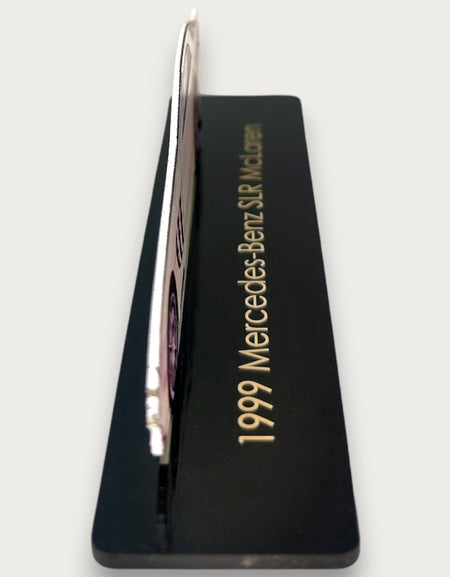 1999 Mercedes-Benz SLR McLaren (2) Metal Araba Duvar Sanatı, Renkli 2D Pres Döküm Araba Dekoru, Siluet Metal Duvar Sanatı, Araba Severler İçin Hediye, Ayrıntılı Renkli Metal Araba