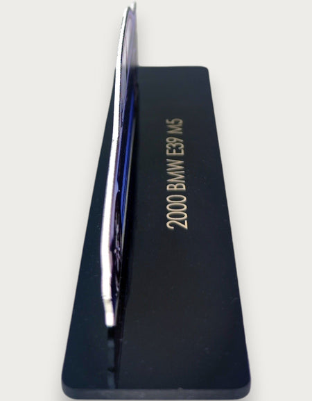 2000 BMW E39 M5 (2) Metal Car Wall Art, Color 2D Diecast Car Decor, Silhouette Metal Wall Art, Gift For Car Lovers, Detailed Color Metal Car