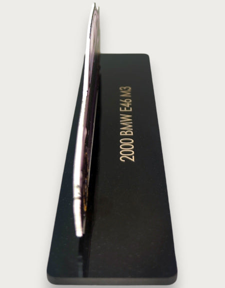 2000 BMW E46 M3 (1) Metal Araba Duvar Sanatı, Renkli 2D Pres Döküm Araba Dekoru, Siluet Metal Duvar Sanatı, Araba Severler İçin Hediye, Ayrıntılı Renkli Metal Araba