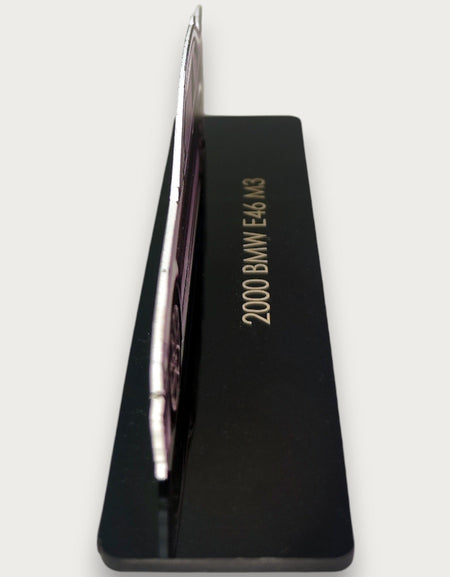 2000 BMW E46 M3 (2) Metal Araba Duvar Sanatı, Renkli 2D Pres Döküm Araba Dekoru, Siluet Metal Duvar Sanatı, Araba Severler İçin Hediye, Ayrıntılı Renkli Metal Araba