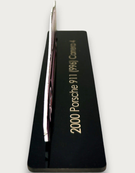 2000 Porsche 911 (996) Carrera 4 (2) Metal Araba Duvar Sanatı, Renkli 2D Pres Döküm Araba Dekoru, Siluet Metal Duvar Sanatı, Araba Severler İçin Hediye, Ayrıntılı Renkli Metal Araba