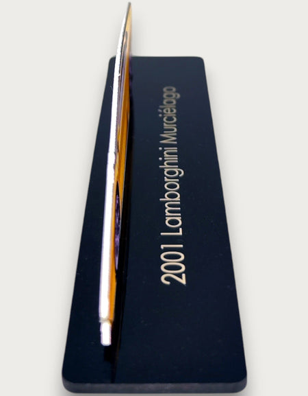 2001 Lamborghini Murciélago (2) Metal Araba Duvar Sanatı, Renkli 2D Pres Döküm Araba Dekoru, Siluet Metal Duvar Sanatı, Araba Severler İçin Hediye, Ayrıntılı Renkli Metal Araba