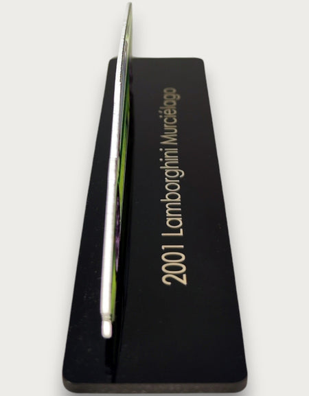 2001 Lamborghini Murciélago (1) Metal Araba Duvar Sanatı, Renkli 2D Pres Döküm Araba Dekoru, Siluet Metal Duvar Sanatı, Araba Severler İçin Hediye, Ayrıntılı Renkli Metal Araba