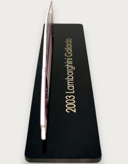 2003 Lamborghini Gallardo (2) Metal Araba Duvar Sanatı, Renkli 2D Pres Döküm Araba Dekoru, Siluet Metal Duvar Sanatı, Araba Severler İçin Hediye, Ayrıntılı Renkli Metal Araba