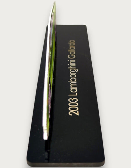 2003 Lamborghini Gallardo (1) Metal Araba Duvar Sanatı, Renkli 2D Pres Döküm Araba Dekoru, Siluet Metal Duvar Sanatı, Araba Severler İçin Hediye, Ayrıntılı Renkli Metal Araba