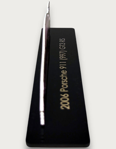 2006 Porsche 911 (997) GT3 RS (1) Metal Araba Duvar Sanatı, Renkli 2D Pres Döküm Araba Dekoru, Siluet Metal Duvar Sanatı, Araba Severler İçin Hediye, Ayrıntılı Renkli Metal Araba