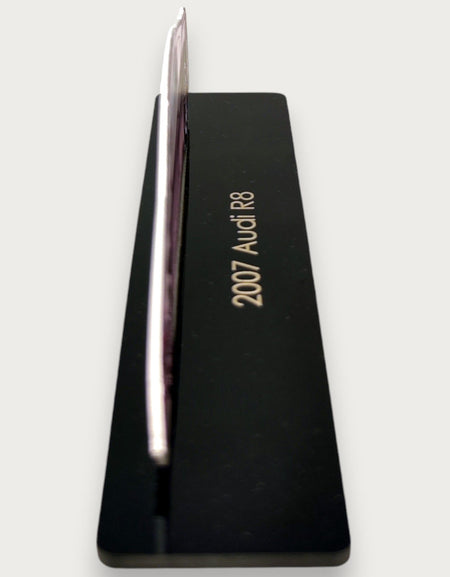 2007 Audi R8 (1) Metal Araba Duvar Sanatı, Renkli 2D Pres Döküm Araba Dekoru, Siluet Metal Duvar Sanatı, Araba Severler İçin Hediye, Ayrıntılı Renkli Metal Araba