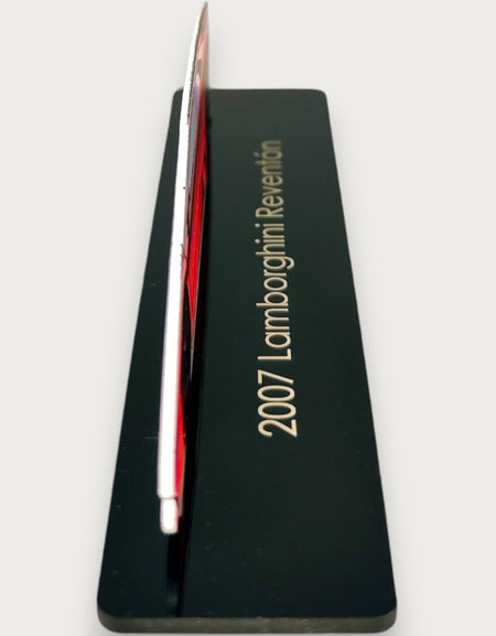 2007 Lamborghini Reventón (1) Metal Araba Duvar Sanatı, Renkli 2D Pres Döküm Araba Dekoru, Siluet Metal Duvar Sanatı, Araba Severler İçin Hediye, Ayrıntılı Renkli Metal Araba