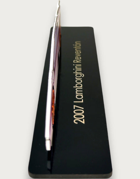 2007 Lamborghini Reventón (2) Metal Araba Duvar Sanatı, Renkli 2D Pres Döküm Araba Dekoru, Siluet Metal Duvar Sanatı, Araba Severler İçin Hediye, Ayrıntılı Renkli Metal Araba