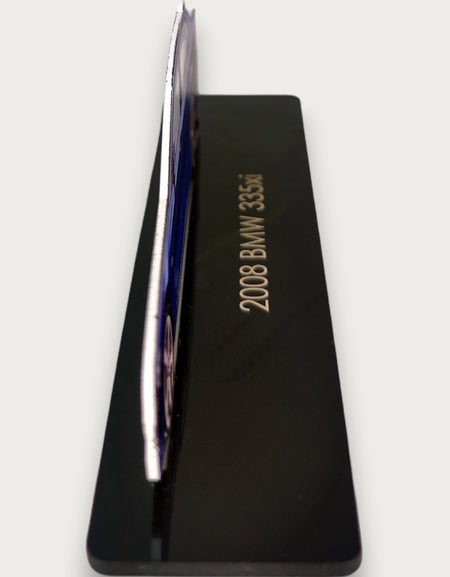 2008 BMW 335xi (1) Metal Araba Duvar Sanatı, Renkli 2D Pres Döküm Araba Dekoru, Siluet Metal Duvar Sanatı, Araba Severler İçin Hediye, Ayrıntılı Renkli Metal Araba