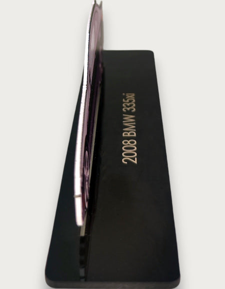 2008 BMW 335xi (2) Metal Araba Duvar Sanatı, Renkli 2D Pres Döküm Araba Dekoru, Siluet Metal Duvar Sanatı, Araba Severler İçin Hediye, Ayrıntılı Renkli Metal Araba