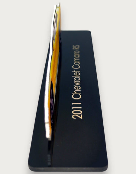 2011 Chevrolet Camaro RS (2) Metal Araba Duvar Sanatı, Renkli 2D Pres Döküm Araba Dekoru, Siluet Metal Duvar Sanatı, Araba Severler İçin Hediye, Ayrıntılı Renkli Metal Araba