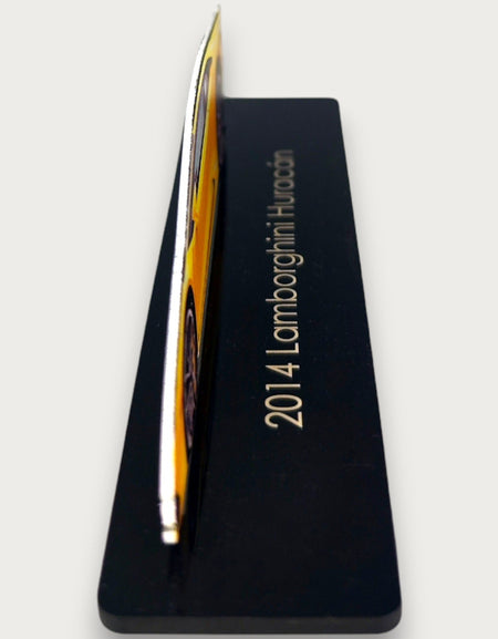 2014 Lamborghini Huracán (2) Metal Araba Duvar Sanatı, Renkli 2D Pres Döküm Araba Dekoru, Siluet Metal Duvar Sanatı, Araba Severler İçin Hediye, Ayrıntılı Renkli Metal Araba