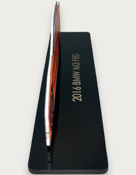 2016 BMW M3 F80 (2) Metal Araba Duvar Sanatı, Renkli 2D Pres Döküm Araba Dekoru, Siluet Metal Duvar Sanatı, Araba Severler İçin Hediye, Ayrıntılı Renkli Metal Araba