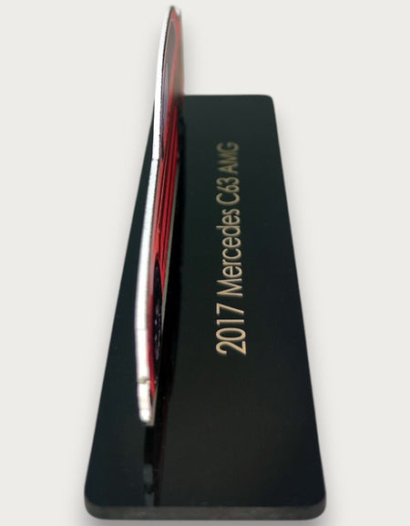 2017 Mercedes C63 AMG (2) Metal Araba Duvar Sanatı, Renkli 2D Pres Döküm Araba Dekoru, Siluet Metal Duvar Sanatı, Araba Severler İçin Hediye, Ayrıntılı Renkli Metal Araba