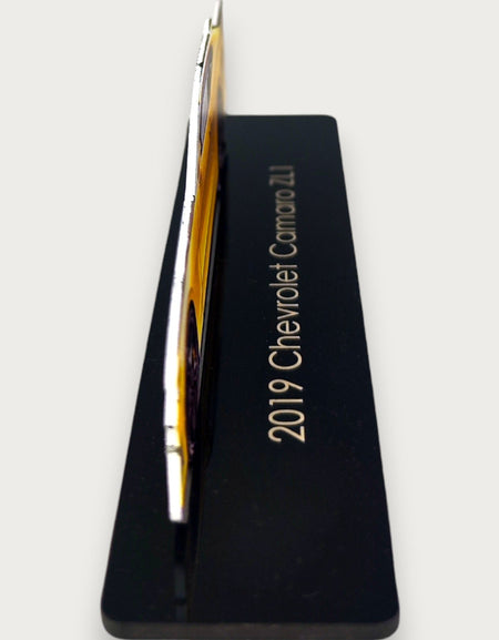 2019 Chevrolet Camaro ZL1 (2) Metal Car Wall Art, Color 2D Diecast Car Decor, Silhouette Metal Wall Art, Gift For Car Lovers, Detailed Color Metal Car