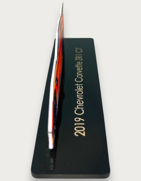 2019 Chevrolet Corvette ZR1 C7 (1) Metal Araba Duvar Sanatı, Renkli 2D Pres Döküm Araba Dekoru, Siluet Metal Duvar Sanatı, Araba Severler İçin Hediye, Ayrıntılı Renkli Metal Araba