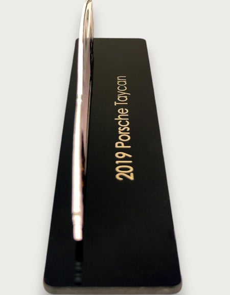 2019 Porsche Taycan (1) Metal Car Wall Art, Color 2D Diecast Car Decor, Silhouette Metal Wall Art, Gift For Car Lovers, Detailed Color Metal Car