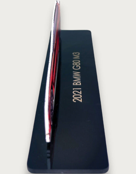 2021 BMW G80 M3 (2) Metal Araba Duvar Sanatı, Renkli 2D Pres Döküm Araba Dekoru, Siluet Metal Duvar Sanatı, Araba Severler İçin Hediye, Ayrıntılı Renkli Metal Araba