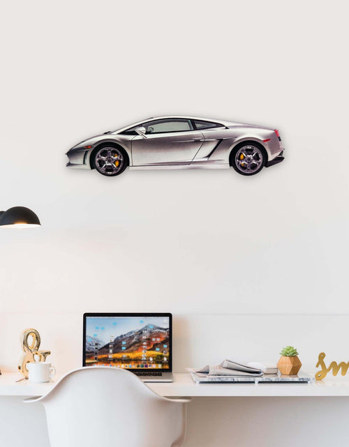 Load image into Gallery viewer, 2003 Lamborghini Gallardo (2) Metal Car Wall Art, Color 2D Diecast Car Decor, Silhouette Metal Wall Art, Gift For Car Lovers, Detailed Color Metal Car
