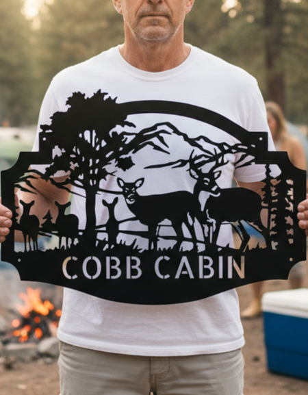 İsim Metal Tabela - Özel Metal Tabela, Yıldönümü/Düğün/Eve Taşınma/Noel Hediyesi