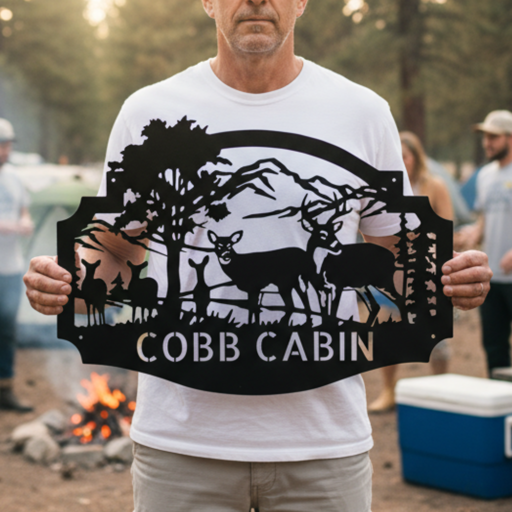 İsim Metal Tabela - Özel Metal Tabela, Yıldönümü/Düğün/Eve Taşınma/Noel Hediyesi