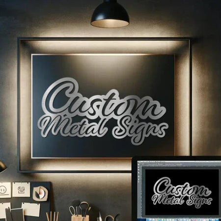 Custom Metal Sign - Personalized, Made-to-Order Steel Cut Design