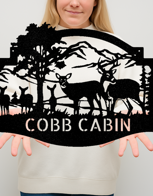 Load image into Gallery viewer, Name Metal Sign - Custom Metal Sign, Anniversary/Wedding/Housewarming/Christmas Gift
