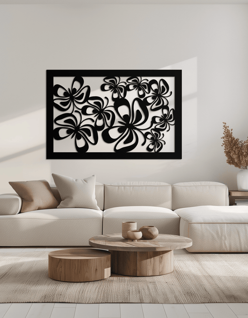 Resmi Galeri görüntüleyicisine yükleyin, Floral Burst Metal Duvar Sanatı - Ev ve Ofis için Çelik Duvar Dekoru - KAF016
