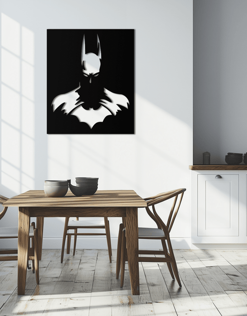Load image into Gallery viewer, Dark Knight Metal Wall Art - Modern Steel Wall Decor - KAF034
