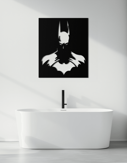 Load image into Gallery viewer, Dark Knight Metal Wall Art - Modern Steel Wall Decor - KAF034
