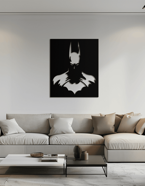 Load image into Gallery viewer, Dark Knight Metal Wall Art - Modern Steel Wall Decor - KAF034
