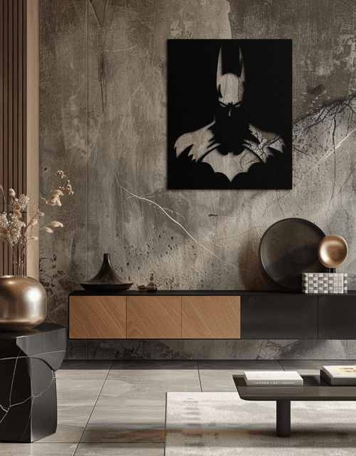 Load image into Gallery viewer, Dark Knight Metal Wall Art - Modern Steel Wall Decor - KAF034
