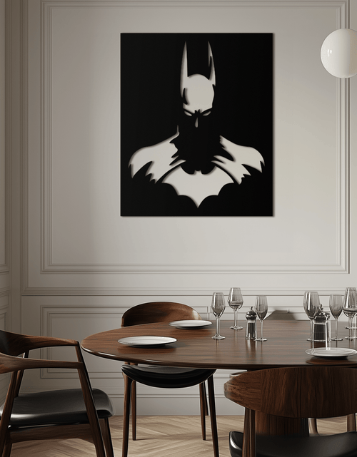 Load image into Gallery viewer, Dark Knight Metal Wall Art - Modern Steel Wall Decor - KAF034
