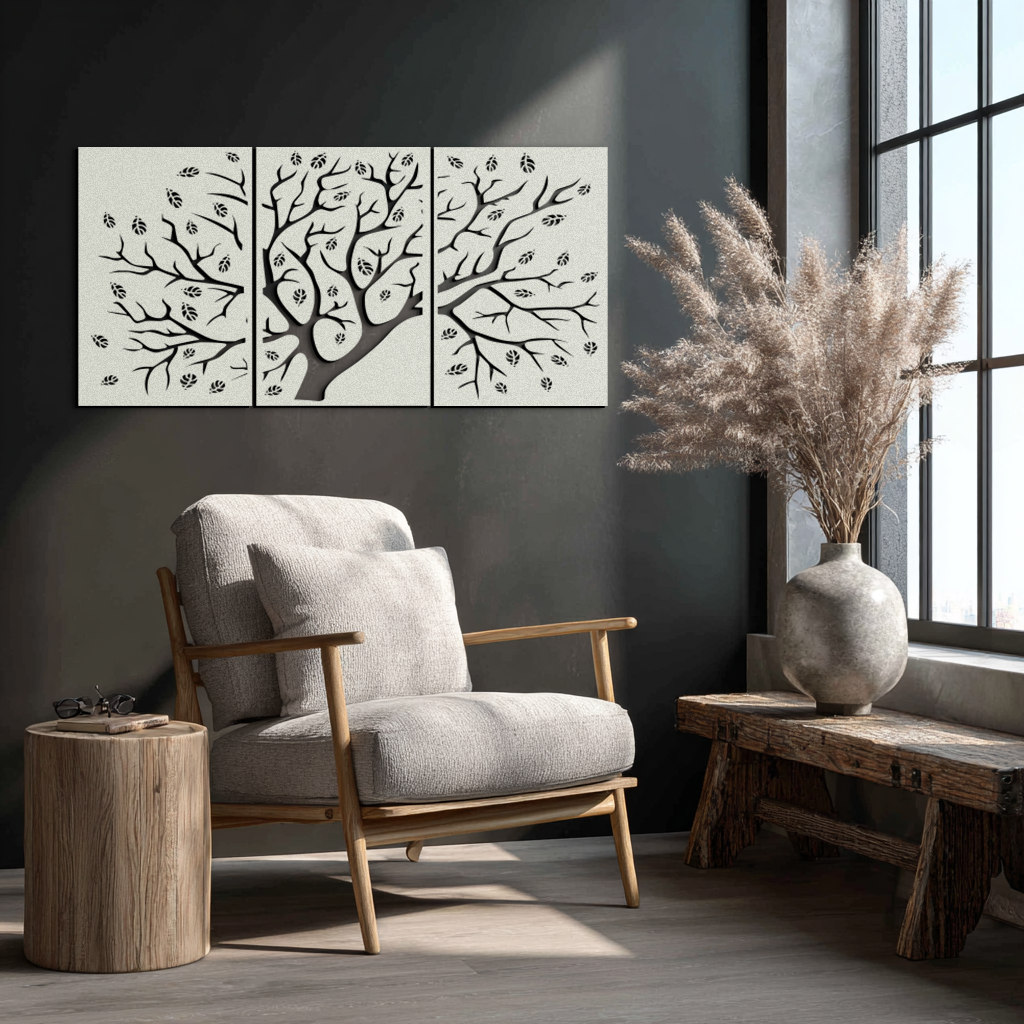 Rustic Horse Farm Metal Wall Art - Steel Wall Decor for Home and Barn - KAF036