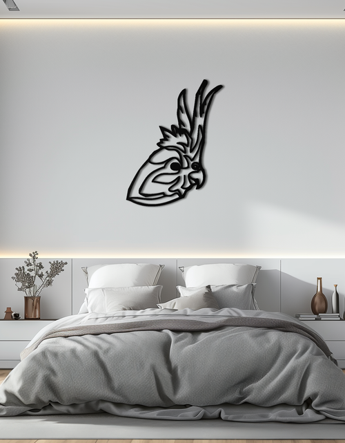 Load image into Gallery viewer, Rooster Metal Wall Art - Modern Farmhouse Steel Decor - KAF037
