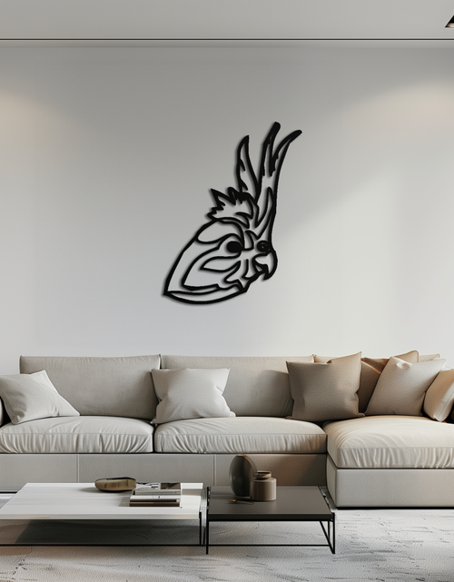 Load image into Gallery viewer, Rooster Metal Wall Art - Modern Farmhouse Steel Decor - KAF037
