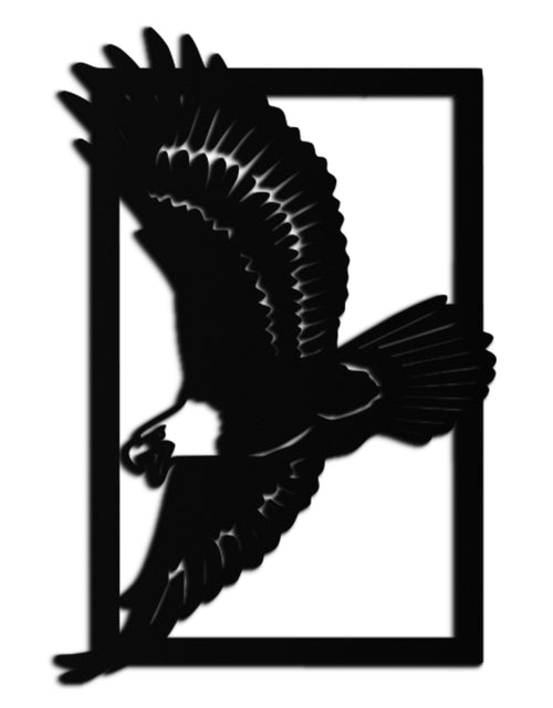Resmi Galeri görüntüleyicisine yükleyin, Majestic Eagle Metal Duvar Sanatı - Ev ve Ofis için Çelik Duvar Dekoru - KAF055
