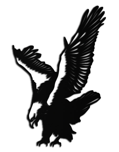 Resmi Galeri görüntüleyicisine yükleyin, Majestic Eagle Metal Duvar Sanatı - Güçlü Çelik Kuş Silüeti - KAF059
