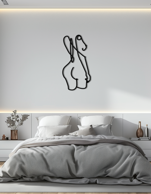 Load image into Gallery viewer, Abstract Female Line Art Metal Wall Decor - KAF082
